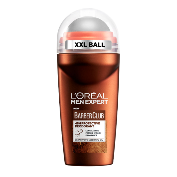 L'Oreal Paris Men Expert Barber's Club Deodorant Roll-on pentru Bărbați