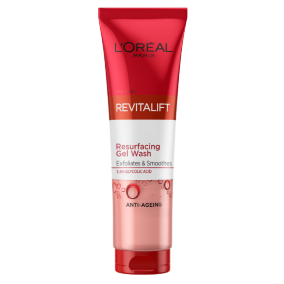 L'Oreal Paris Revitalift Gel Wash Gel de față exfoliant glicolic