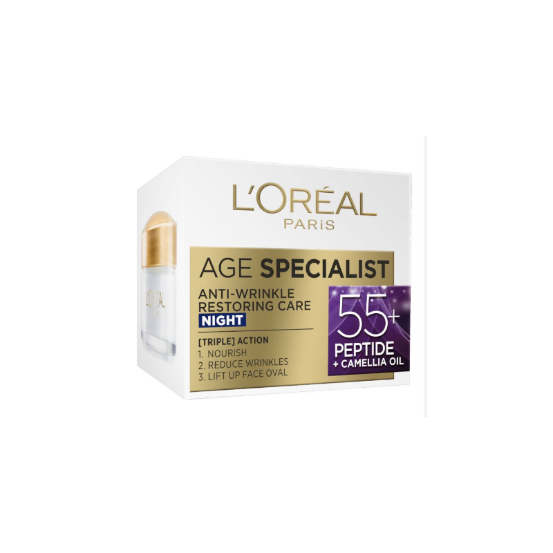 L'oreal Paris Age Specialist 55+ Cremă de noapte pentru față