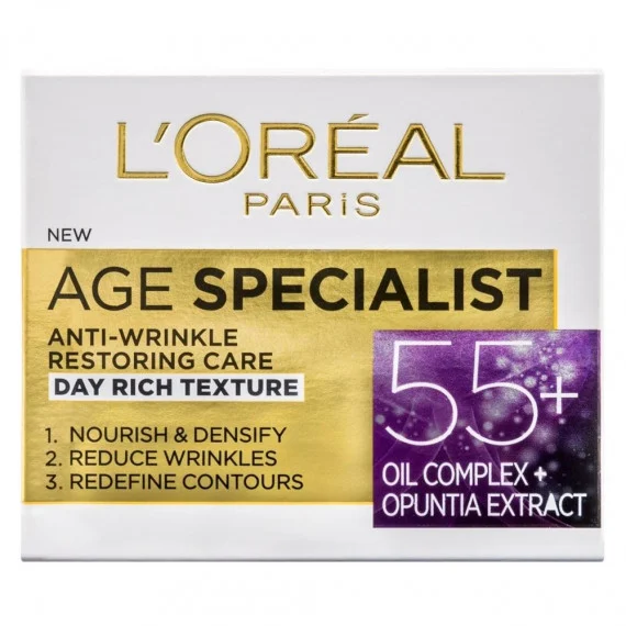 L'oreal Paris Age Specialist Anti-Wrinkle 55+ Cremă de zi