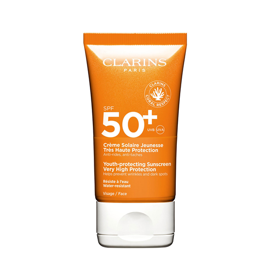 Clarins Youth-protecting Sunscreen Very High Protection SPF50+ Protecție solară