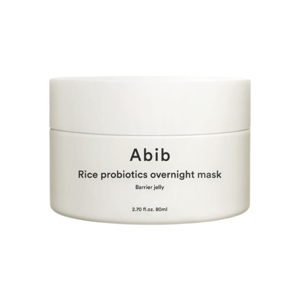 ABIB Rice Probiotics Overnight Mask Barrier Jelly Mască gel de noapte pentru față