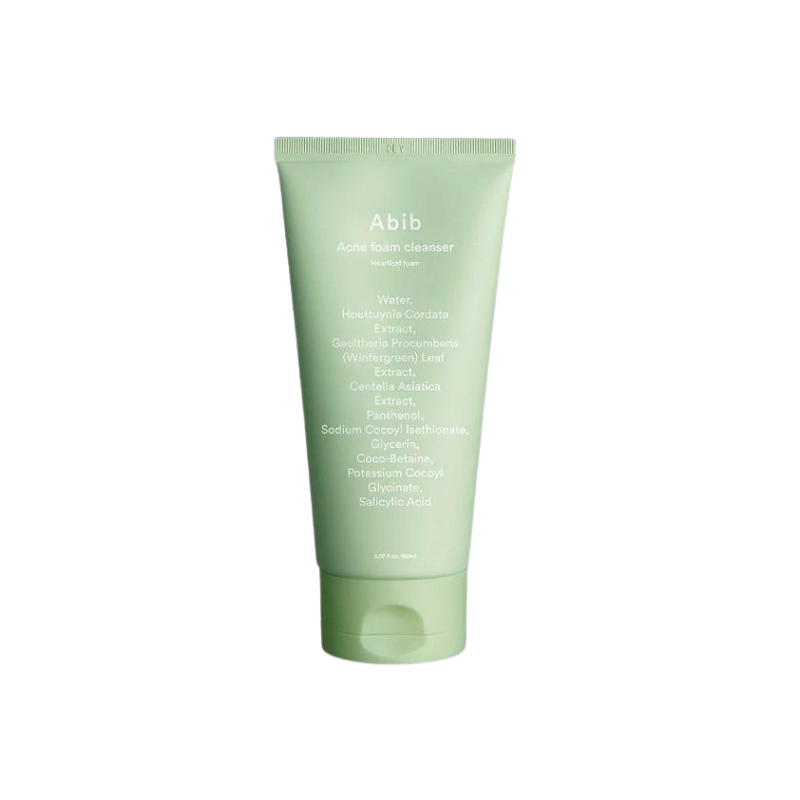 ABIB Acne Foam Cleanser Heartleaf Foam Spumă de curățare pentru față