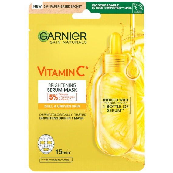 Garnier Skin Naturals Vitamin C Serum Mask Mască de față