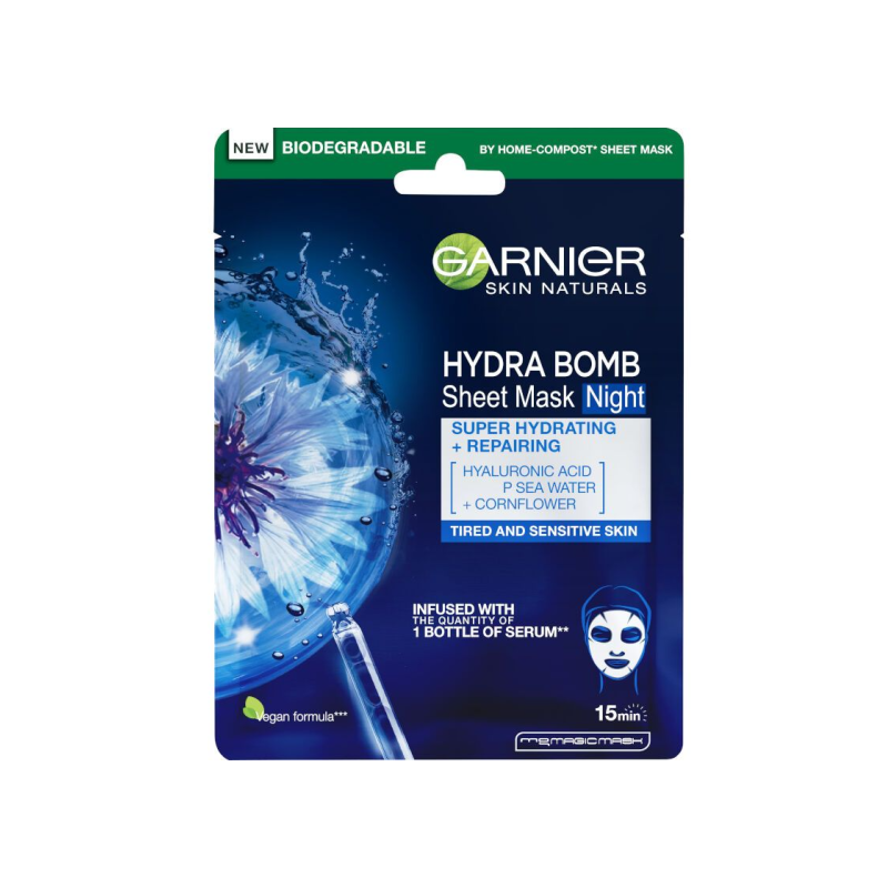 Garnier Skin Naturals Hydra Bomb Night Mask Mască de noapte pentru față