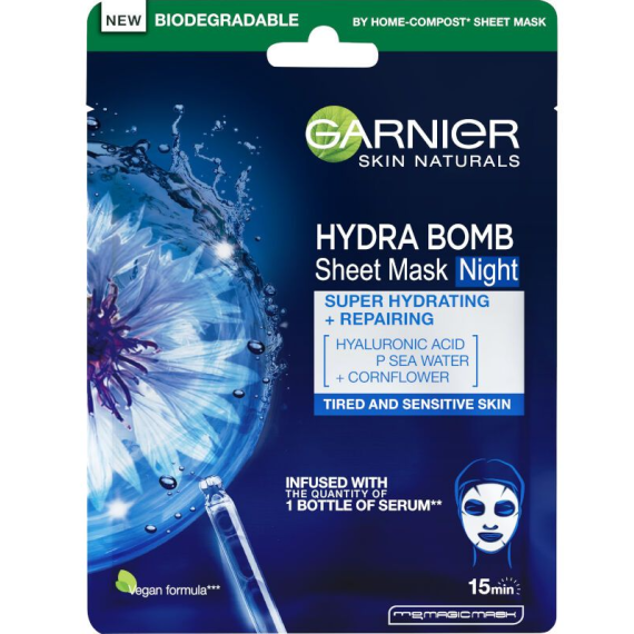 Garnier Skin Naturals Hydra Bomb Night Mask Mască de noapte pentru față