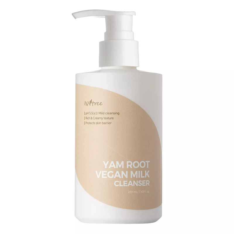 Isntree Yam Root Vegan Milk Cleanser Cremă vegană de curățare a feței