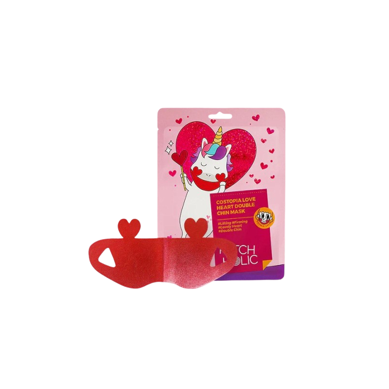 PATCH HOLIC Costopia Love Heart Double Chin Mask Mască pentru conturul feței
