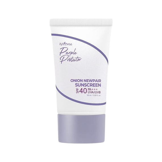 Isntree Onion Newpair Sunscreen SPF40 PA+++ UVA/UVB Protecție solară pentru față
