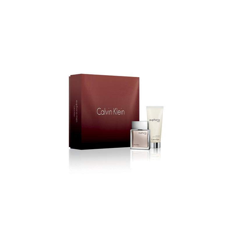 Set cadou Calvin Klein Euphoria pentru bărbați Volum EDT 100 ml + EDT 15 ml + 100 ml balsam după ras