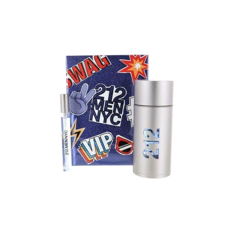 Set cadou Carolina Herrera 212 pentru bărbați Volum EDT 100 ml + EDT 10 ml