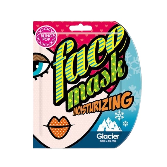 Blingpop Glacier Moisturizing Face Mask Mască hidratantă pentru față