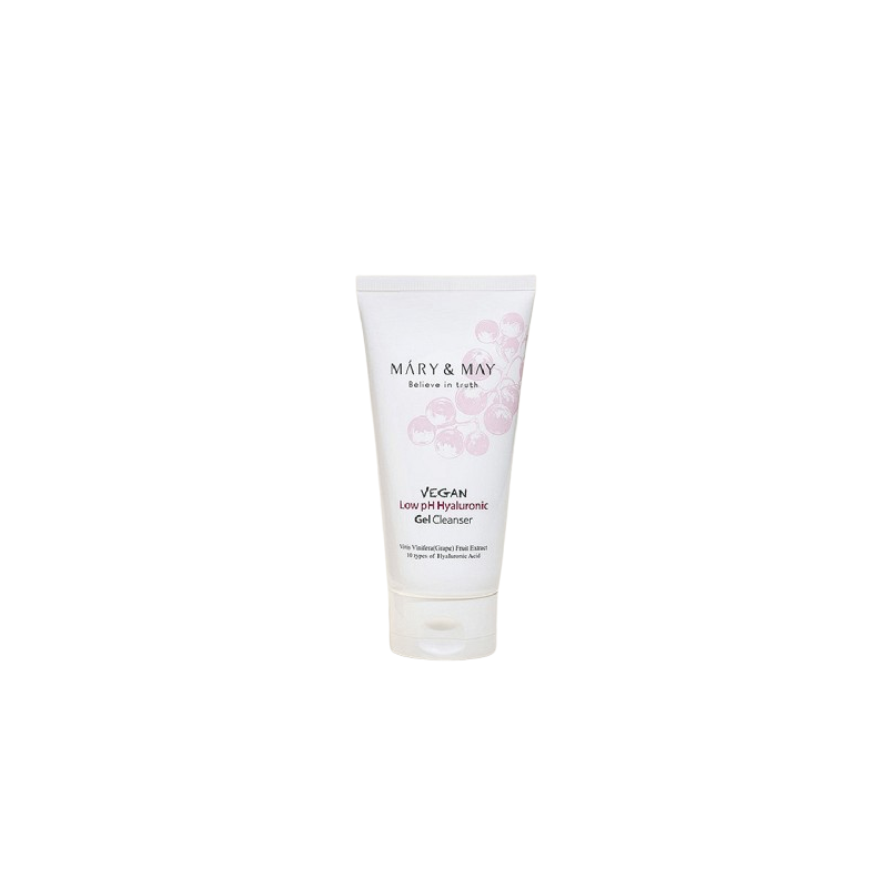 Mary and May Vegan Low pH Hyaluronic Gel Cleanser Gel de curățare facială, Volum 150 ml