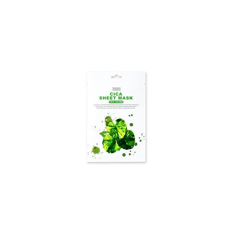 Tenzero Cica Sheet Mask Mască de față cu centella asiatică