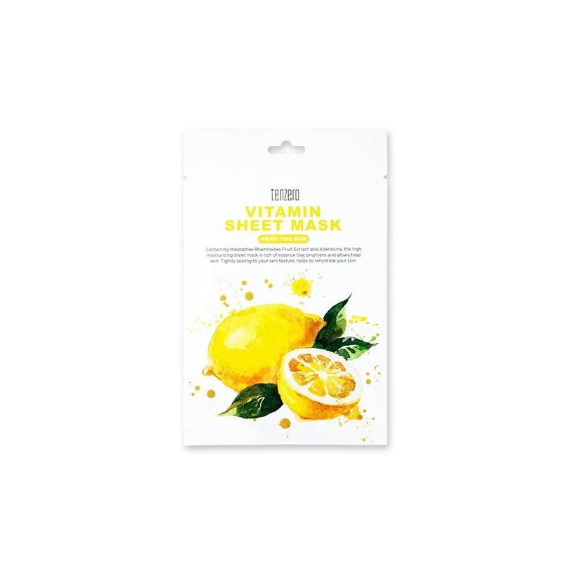 Tenzero Vitamin Sheet Mask Mască de față cu complex de vitamine