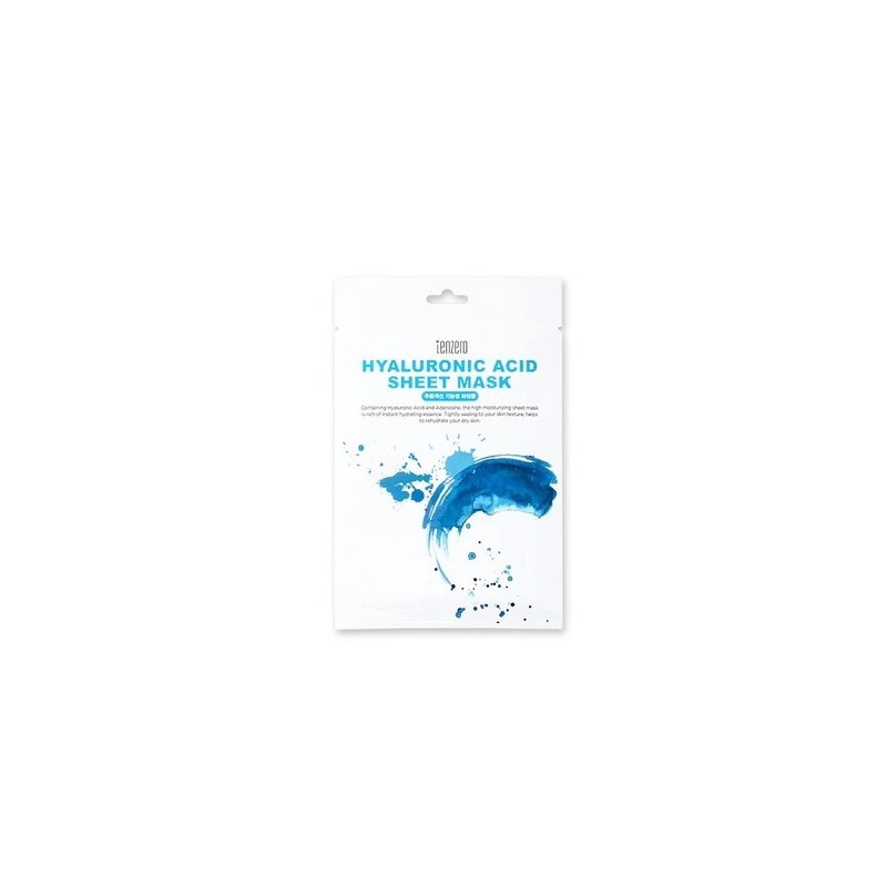 Tenzero Hyaluronic Acid Sheet Mask Mască de față cu acid hialuronic