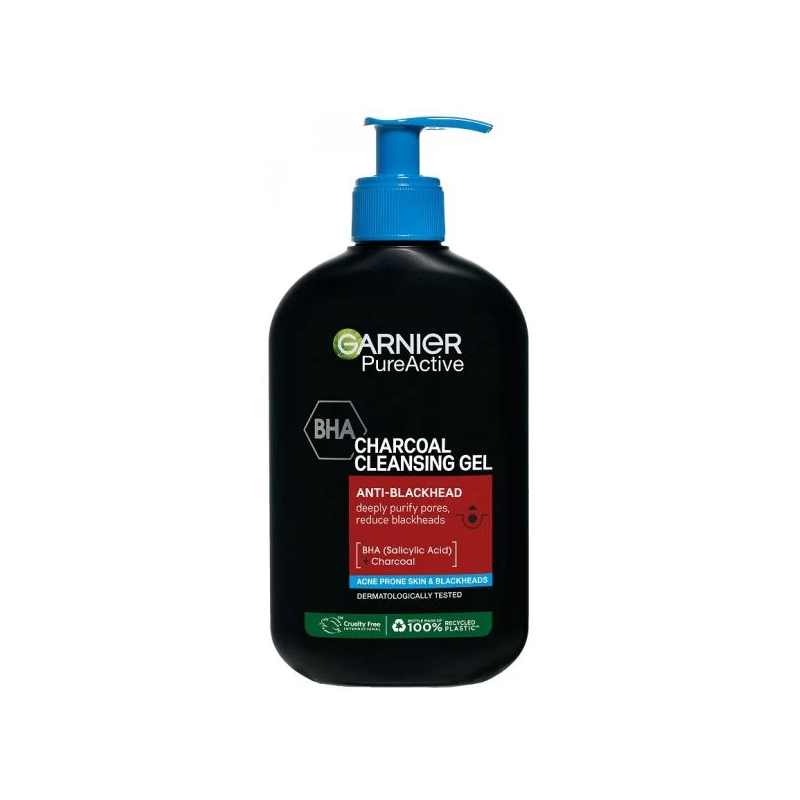 Garnier Pure Active Gel de curățare cu cărbune activat împotriva punctelor negre