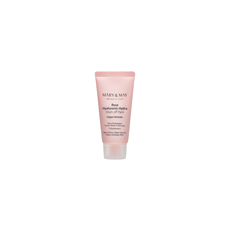 Mary and May Rose Hyaluronic Hydra Wash Off Pack Mască facială hidratantă cu argilă