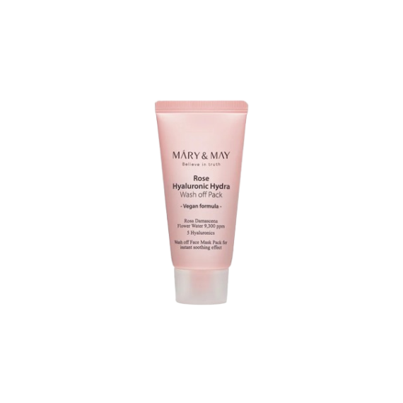 Mary and May Rose Hyaluronic Hydra Wash Off Pack Mască facială hidratantă cu argilă