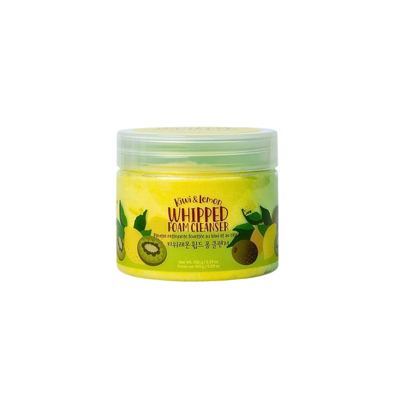 Glamfox Kiwi & Lemon Whipped Foam Cleanser Spumă de curățare facială cu kiwi și lămâie, Volum 150 g