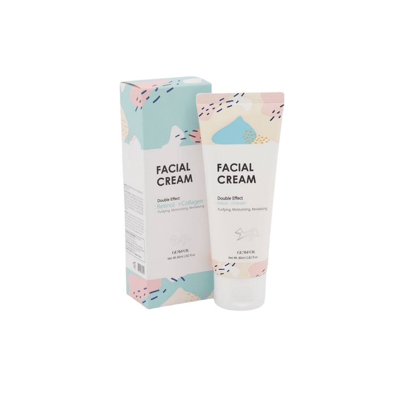 Glamfox Double Effect Facial Cream Retinol + Collagen Cremă de față cu retinol și colagen