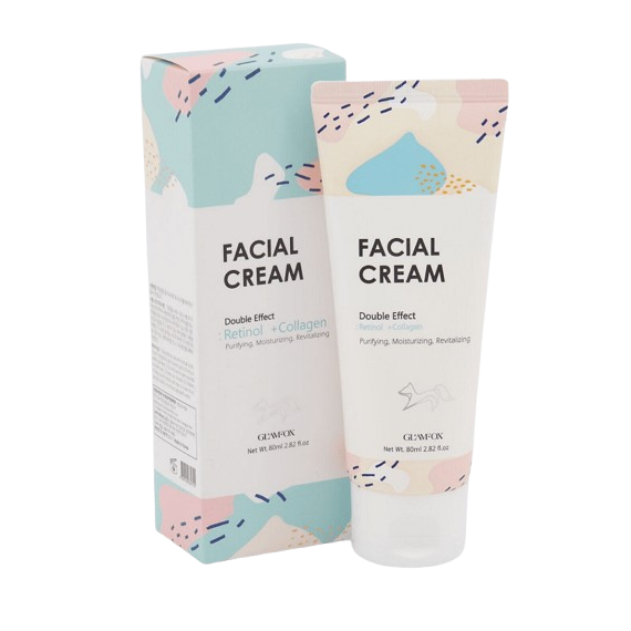 Glamfox Double Effect Facial Cream Retinol + Collagen Cremă de față cu retinol și colagen
