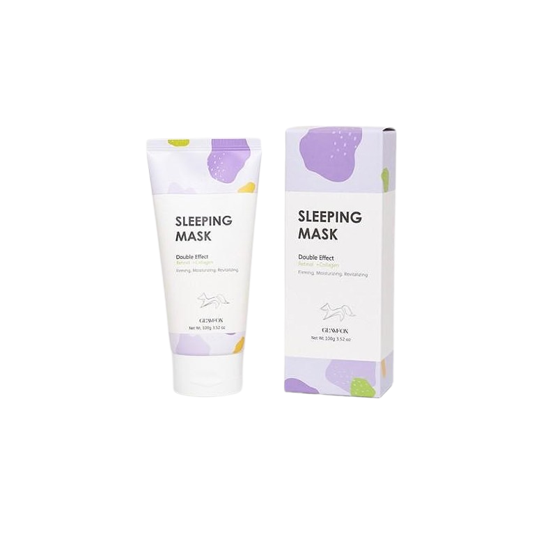 Glamfox Double Effect Sleeping Mask Retinol + Collagen Mască de somn cu retinol și colagen, Volum 100 ml