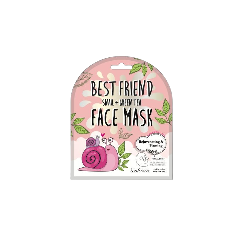 lookATME Best Friend Snail + Green Tea Face Mask Mască de față