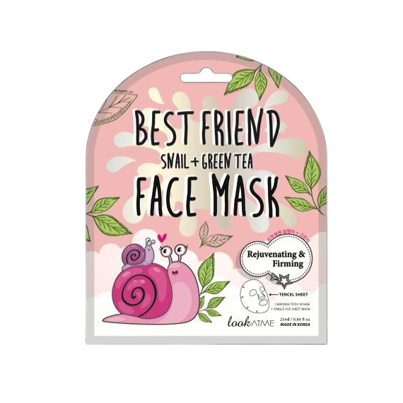 lookATME Best Friend Snail + Green Tea Face Mask Mască de față