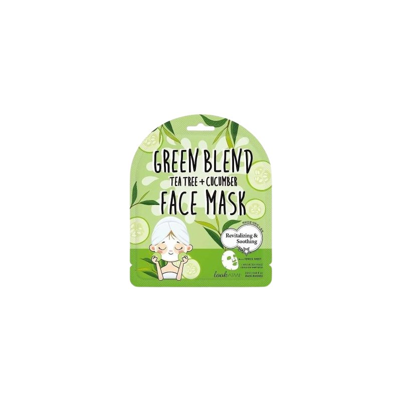 lookATME Green Blend Tea Tree + Cucumber Face Mask Mască de față