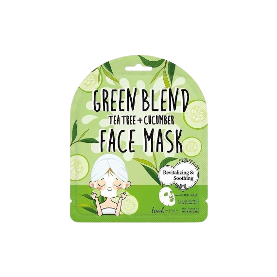 lookATME Green Blend Tea Tree + Cucumber Face Mask Mască de față