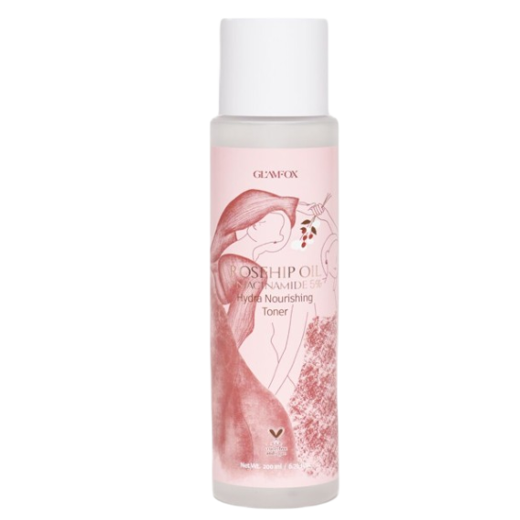 Glamfox Rosehip Oil Niacinamide 5% Hydra Nourishing Toner Toner facial