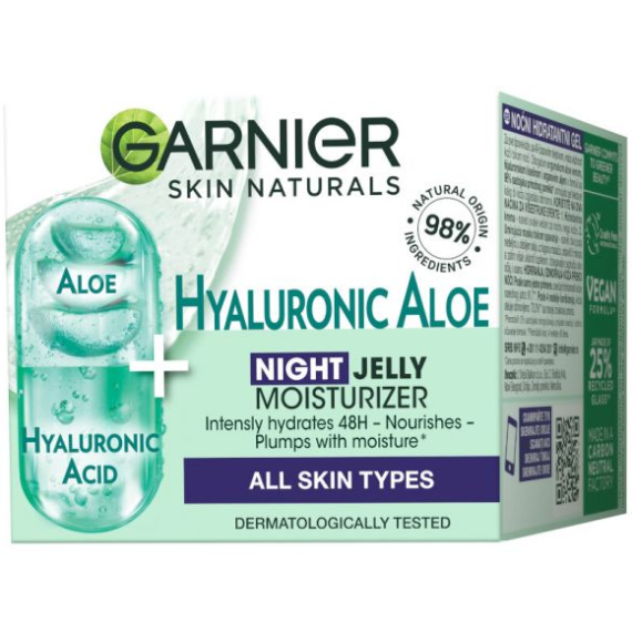 Garnier Skin Naturals Hyaluronic Aloe Jelly Night Gel hidratant de noapte
