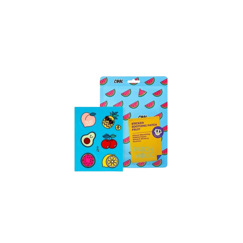 PATCH HOLIC Sticker Soothing Patch Fruit Petice de față calmante