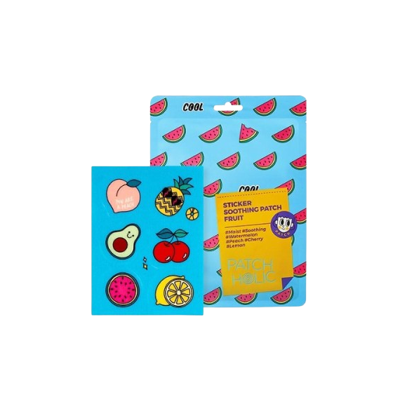 PATCH HOLIC Sticker Soothing Patch Fruit Petice de față calmante