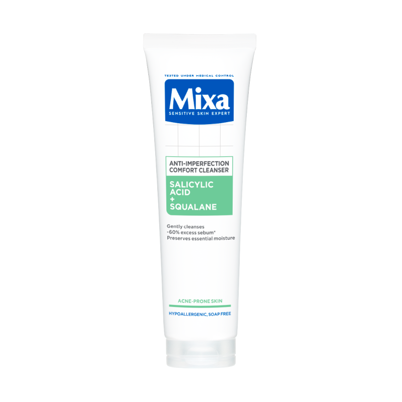 Mixa Gel de curățare facială împotriva imperfecțiunilor