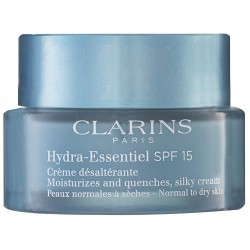 Clarins Hydra-Essentiel hidratează și stinge Silky Cream SPF 15 Cremă hidratantă