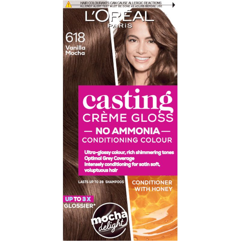 L'Oreal Paris Casting Creme Gloss 618 Vanilla Mocha Vopsea de păr