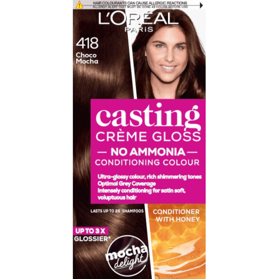 L'Oreal Paris Casting Creme Gloss 418 Choco Mocha Vopsea de păr