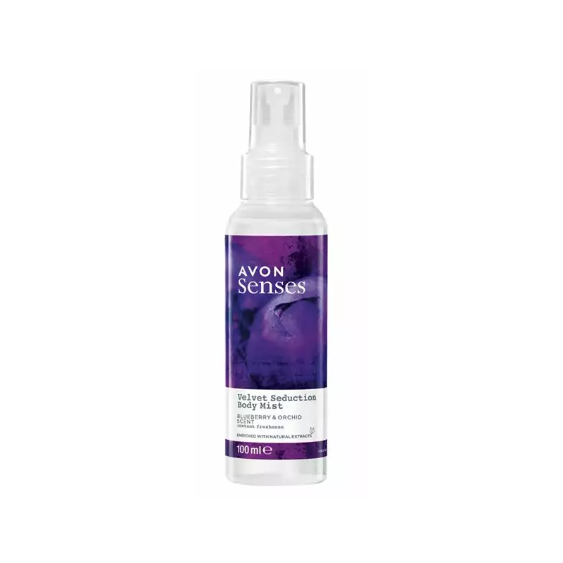 Avon Senses Velvet Seduction Orchid Blueberry Spray de corp