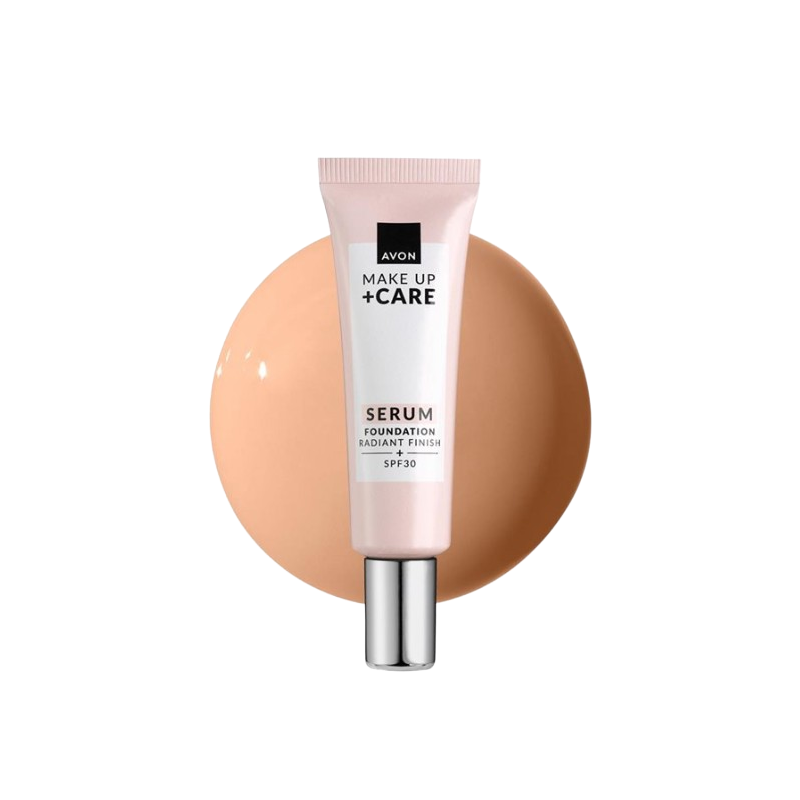 Avon Radiant Serum Foundation Fond de ten ser pentru față Volum Warm Ivory