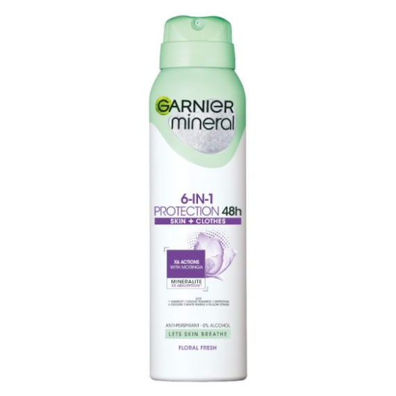 Garnier Deo Protection Skin 6-în-1 Floral Fresh Deodornic pentru femei