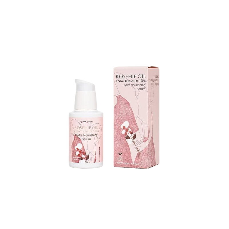 Glamfox Rosehip Oil & 10% Niacinamide Serum Ser de față