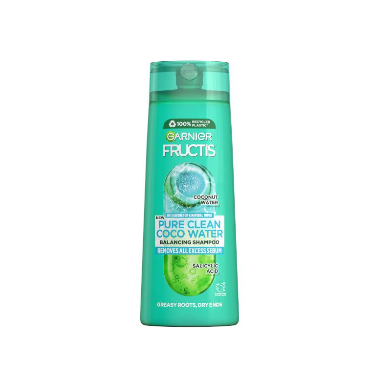 Garnier Fructis Pure Strong Șampon pentru păr cu apă de nucă de cocos