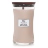 WoodWick Sea Salt Vanilla Lumânare aromată cu fitil din lemn