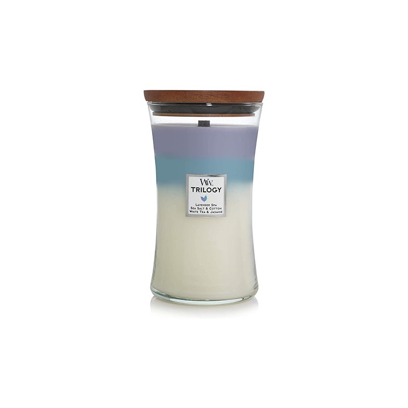 WoodWick Calming Retreat Lumânare parfumată cu fitil din lemn
