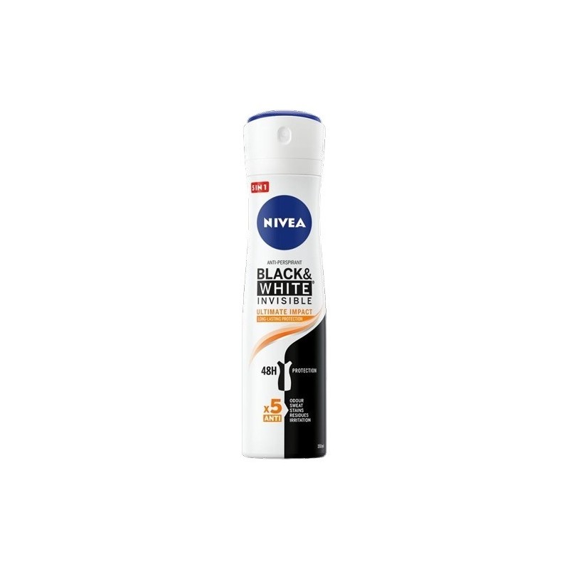 NIVEA Deo Spray Invisible on Black & White Ultimate Impact