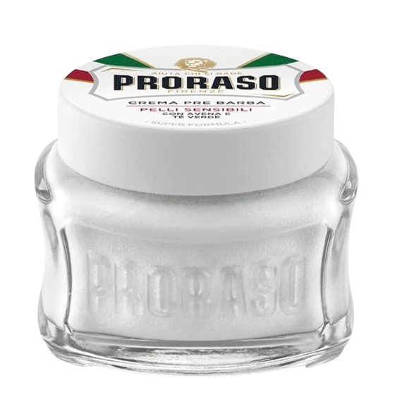 Proraso Pre Shave Cream Sensitive Green Tea Cremă calmantă înainte de bărbierit cu ceai verde