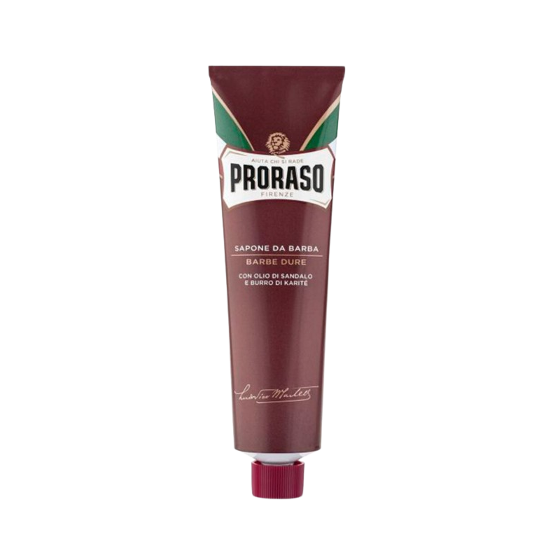 Proraso Shaving Cream Tube Nourish Sandalwood Cremă de ras hrănitoare cu lemn de santal