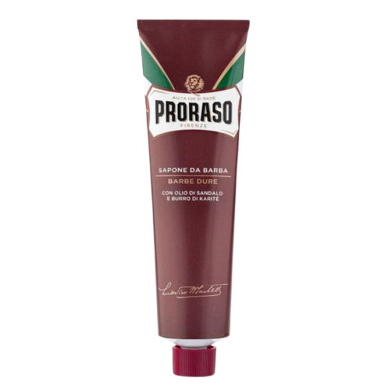 Proraso Shaving Cream Tube Nourish Sandalwood Cremă de ras hrănitoare cu lemn de santal